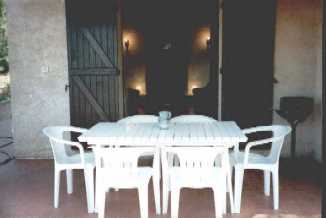 Photo de la terrasse couverte